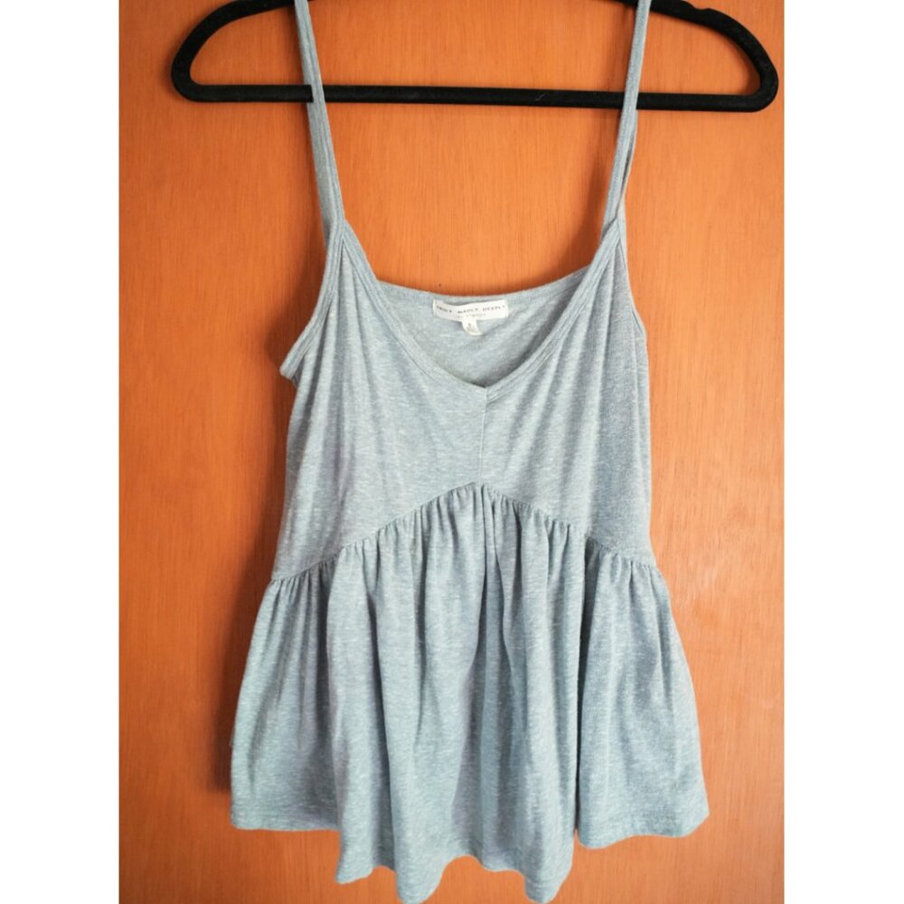 Urban Outfitters, light blue baby-doll tank